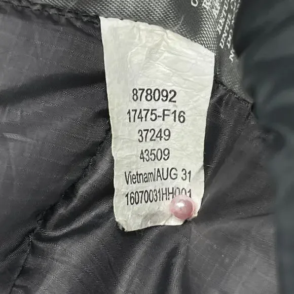 REI COOP Jacket Men L Goose Down Insulated Quilted Gorpcore Packable Nylon Black